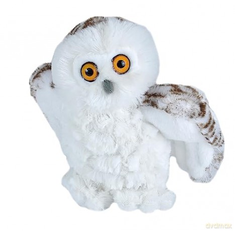 Wild Republic 20cm Plush Snowy Owl,White,20 cm