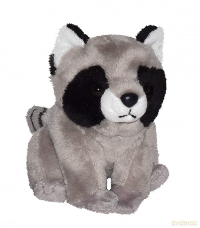Wild Republic 21179 Plush Raccoon Sitting, Cuddlekins Cuddly Lil´s Toys, Kids Gifts, 13 cm, Multi