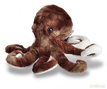 Wild Republic 21587 sea critters 11" octopus Stuffed Animal Plush Toy, Blue