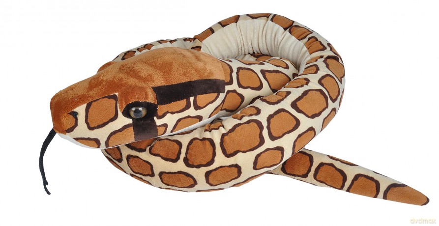 Wild Republic 21690 Jumbo Plush Snake Burmese Python, Soft Toy, 280 cm, Multi