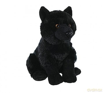 Wild Republic 23075 cuddlekins wolf black Stuffed Animal Plush Toy