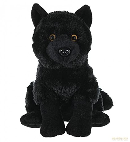 Wild Republic 23075 cuddlekins wolf black Stuffed Animal Plush Toy