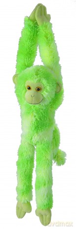 Wild Republic 23080, Hanging Plush Vibes, Green Monkey