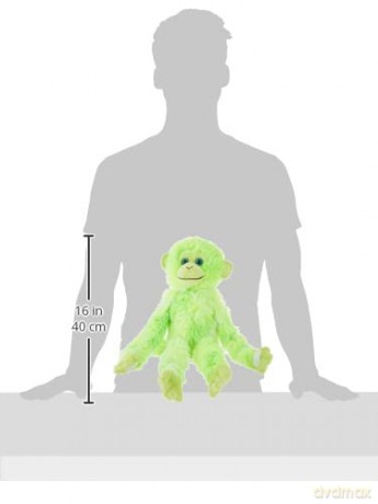 Wild Republic 23080, Hanging Plush Vibes, Green Monkey