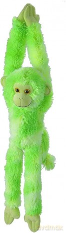 Wild Republic 23080, Hanging Plush Vibes, Green Monkey