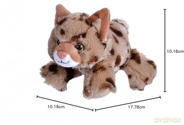 Wild Republic 23129 Hug EMS Plush Bobcat, Soft Toy, 18 cm, 7"