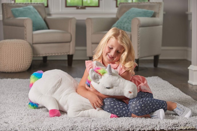 Wild Republic 23255 White Unicorn Cuddlekins Jumbo