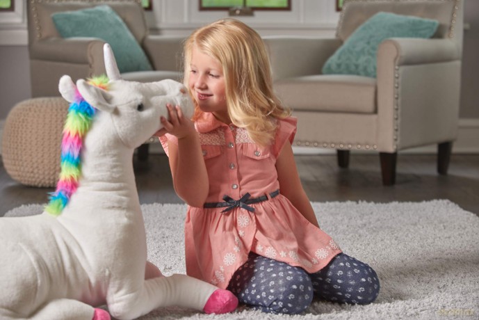 Wild Republic 23255 White Unicorn Cuddlekins Jumbo