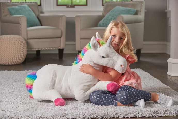 Wild Republic 23255 White Unicorn Cuddlekins Jumbo
