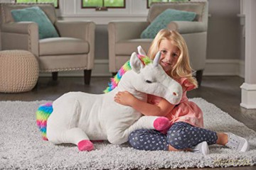 Wild Republic 23255 White Unicorn Cuddlekins Jumbo