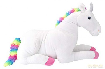 Wild Republic 23255 White Unicorn Cuddlekins Jumbo