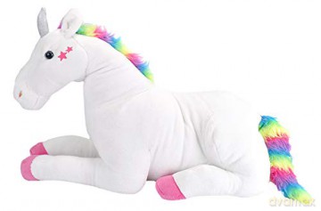 Wild Republic 23255 White Unicorn Cuddlekins Jumbo