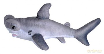Wild Republic 23415 Soft Living Ocean Mini Hammerhead Shark, Cuddly Toy, 40 cm, Multi