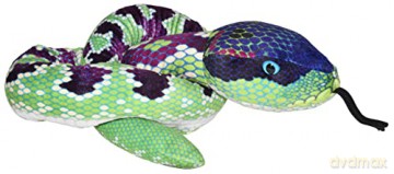Wild Republic 23525 Green Purple Plush Snake-54