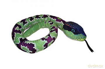 Wild Republic 23525 Green Purple Plush Snake-54