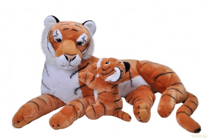 Wild Republic 24100 Jumbo Mom and Baby Tiger