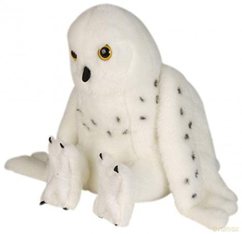 Wild Republic 81410 Snowy Owl Plush Soft, Cuddlekins Mini Cuddly Toys, Gift for Kids, 30 cm, White