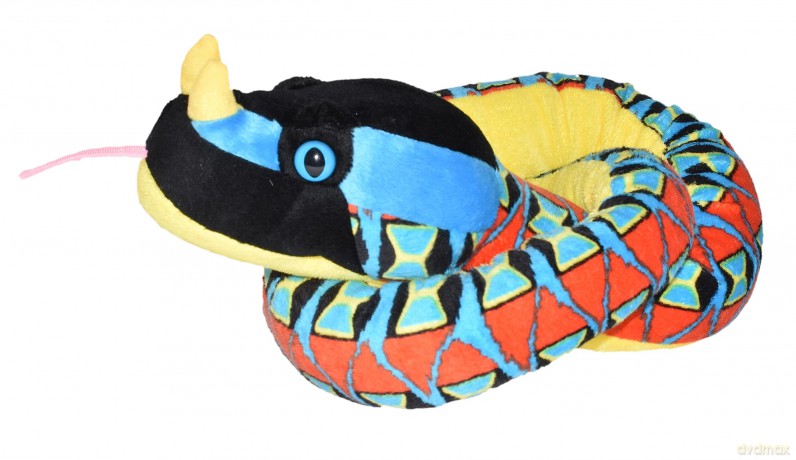 Wild Republic 89088 Snake 54 Snakesss Rhino Viper Plush, 137 cm