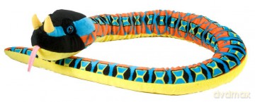 Wild Republic 89088 Snake 54 Snakesss Rhino Viper Plush, 137 cm