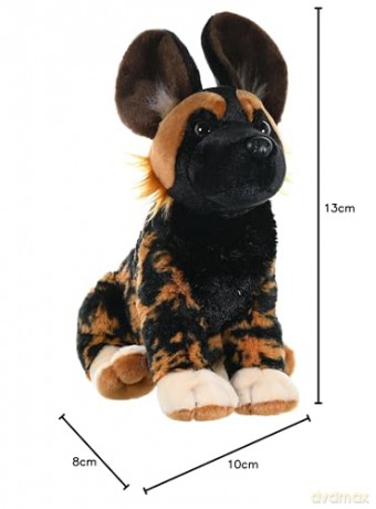 Wild Republic African Wild Dog Plush Soft Toy, Cuddlekins Cuddly Toys, Gifts for Kids 30 cm
