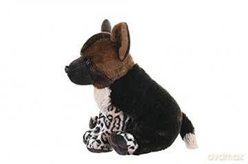 Wild Republic African Wild Dog Pup, Cuddlekins, Stuffed Animal, 12 Inches, Gift for Kids, Plush Toy, Fill is Spun Recycled Water Bottles