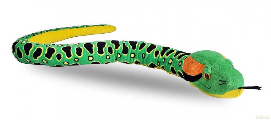 Wild Republic Anaconda Snake Plush, Stuffed Animal, Plush Toy, Reptile, 54 Inches