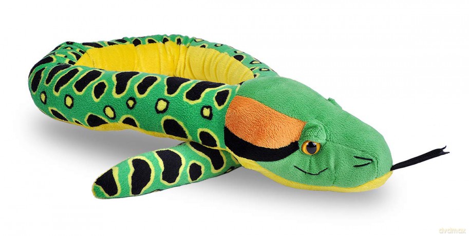 Wild Republic Anaconda Snake Plush, Stuffed Animal, Plush Toy, Reptile, 54 Inches