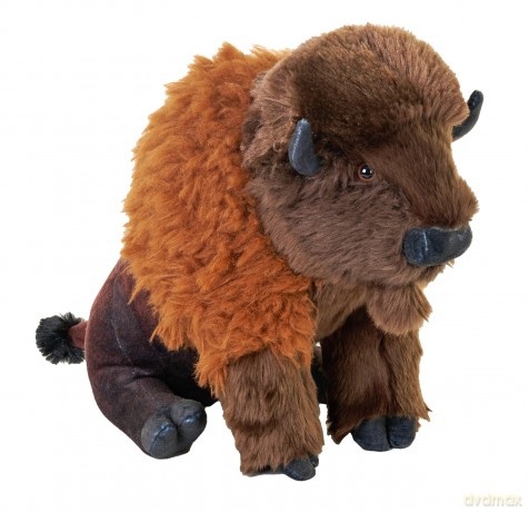Wild Republic Artist Collection Eco Bison, Stuffed Animal, 15 Inches, Plush Toy, Eco-Friendly