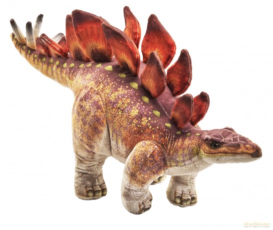 Wild Republic Artist Collection, Dinosaur Stegosaurus, Gift for Kids, 15 inches, Plush Toy, Fill is Spun Recycled Water Bottles