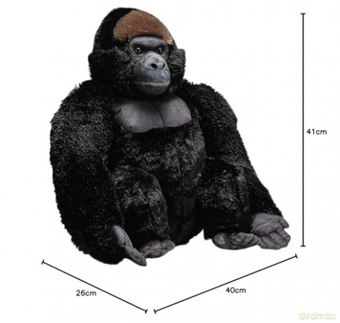 Wild Republic Artist Collection, Gorilla, Gift for Kids, 15 inches, Plush Toy, Fill is Spun Recycled Water Bottles