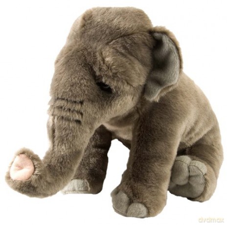 Wild Republic Asian Elephant Plush Soft Toy, Cuddlekins Cuddly Toys, Gifts for Kids 30 cm