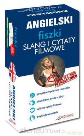 Angielski. Fiszki. Slang i cytaty filmowe [KSIĄŻKA]