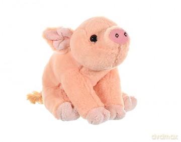 Wild Republic Baby Pig Plush Soft Toy, Cuddlekins Cuddly Toys, Gifts for Kids 20cm