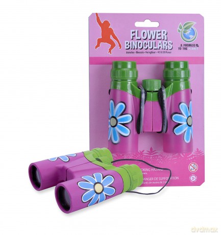 Wild Republic Binoculars, Flower, Gifs for Kids, Party Supplies, Kids Toy, Great for Nature Watching