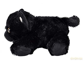 Wild Republic Black Cat Stuffed Animal, Plush Toy, Gifts for Kids, HugEms 7 Inches