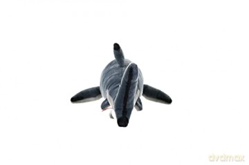 Wild Republic Black-Tipped Shark Plush Soft Toy, Cuddlekins Cuddly Toys, Gifts for Kids 60 cm
