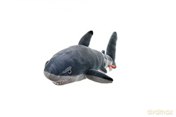Wild Republic Black-Tipped Shark Plush Soft Toy, Cuddlekins Cuddly Toys, Gifts for Kids 60 cm