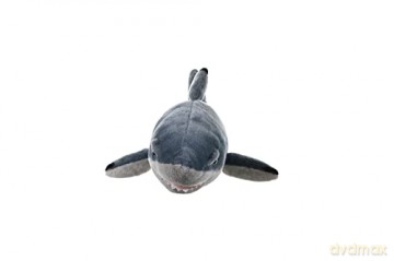 Wild Republic Black-Tipped Shark Plush Soft Toy, Cuddlekins Cuddly Toys, Gifts for Kids 60 cm