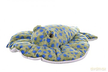 Wild Republic Blue Spotted Ray Plush Soft Toy, Cuddlekins Cuddly Toys, Gifts for Kids 30 cm