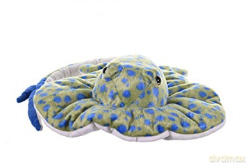 Wild Republic Blue Spotted Ray Plush Soft Toy, Cuddlekins Cuddly Toys, Gifts for Kids 30 cm