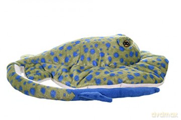 Wild Republic Blue Spotted Ray Plush Soft Toy, Cuddlekins Cuddly Toys, Gifts for Kids 30 cm