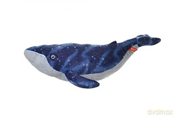 Wild Republic Blue Whale Plush Soft Toy, Cuddlekins Cuddly Toys, Gifts for Kids 30 cm