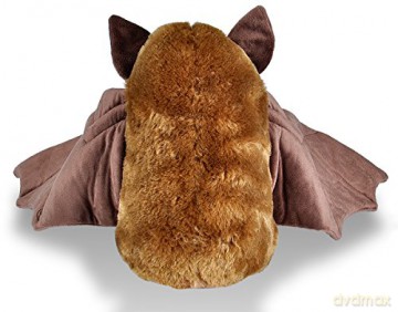 Wild Republic Brown Bat Plush Soft Toy, Cuddlekins Cuddly Toys, Gifts for Kids 30 cm
