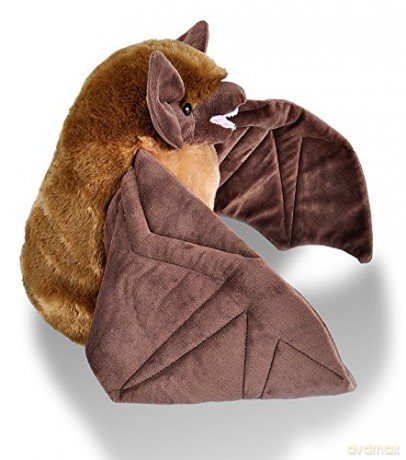 Wild Republic Brown Bat Plush Soft Toy, Cuddlekins Cuddly Toys, Gifts for Kids 30 cm