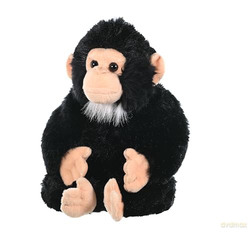 Wild Republic Chimp Plush Soft Toy, Cuddlekins Cuddly Toys, Gifts for Kids 30 cm, Chimpanzee