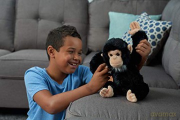 Wild Republic Chimp Plush Soft Toy, Cuddlekins Cuddly Toys, Gifts for Kids 30 cm, Chimpanzee