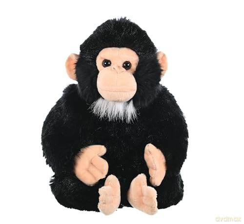 Wild Republic Chimp Plush Soft Toy, Cuddlekins Cuddly Toys, Gifts for Kids 30 cm, Chimpanzee