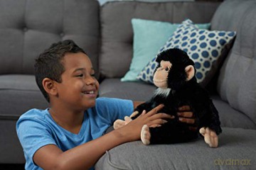 Wild Republic Chimp Plush Soft Toy, Cuddlekins Cuddly Toys, Gifts for Kids 30 cm, Chimpanzee