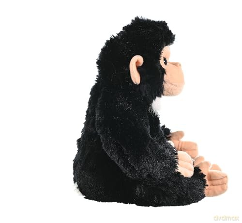 Wild Republic Chimp Plush Soft Toy, Cuddlekins Cuddly Toys, Gifts for Kids 30 cm, Chimpanzee