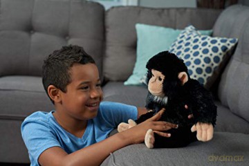 Wild Republic Chimp Plush Soft Toy, Cuddlekins Cuddly Toys, Gifts for Kids 30 cm, Chimpanzee